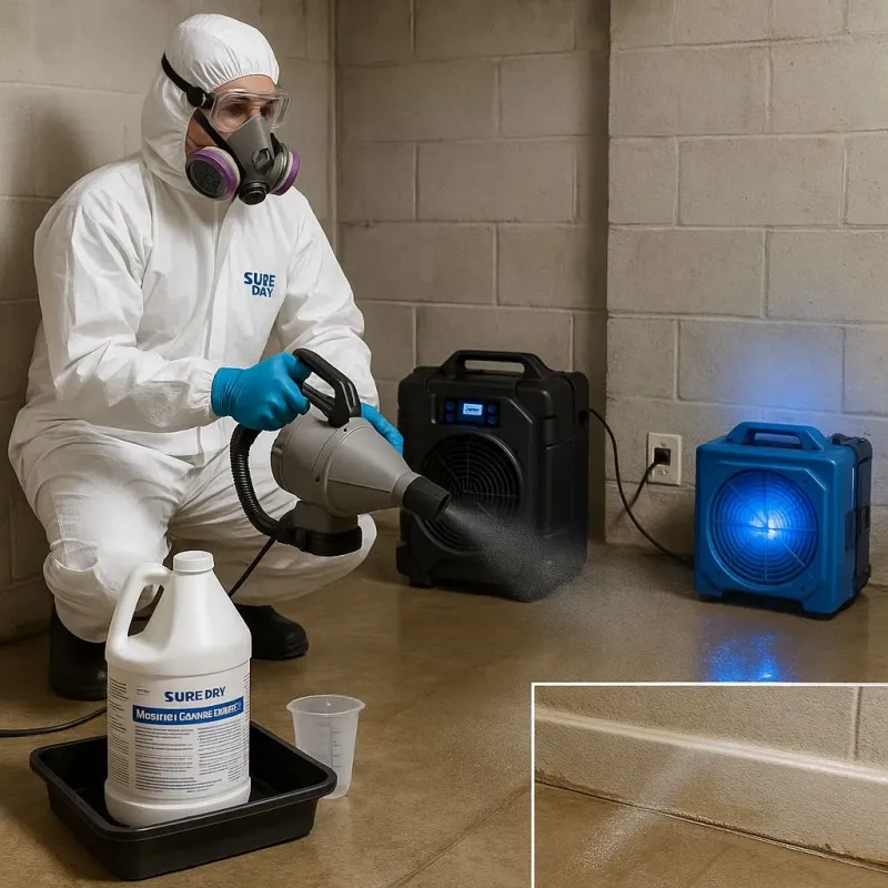Sanitization and Odor Removal process in City of Hampton, VA